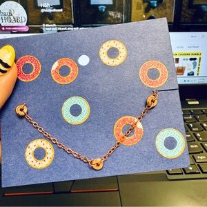 Rose Gold Tone Chain Bracelet